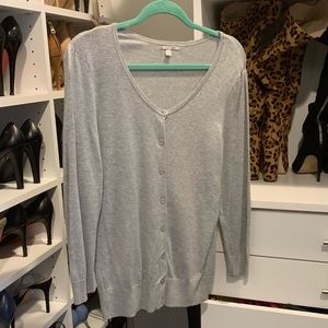 Light Gray Halogen Cardigan size L